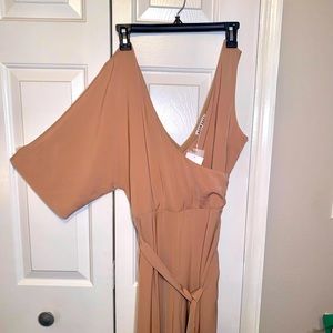 Tan jumpsuit